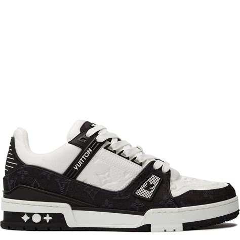 louis vuitton black or white trainers|Louis Vuitton trainers men's white.